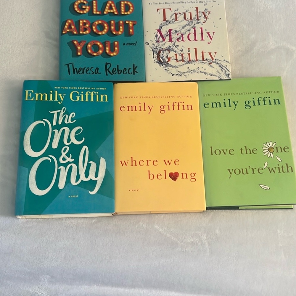 Emily Giffin, Theresa Rebeck & Liane Moriarty book bundle
